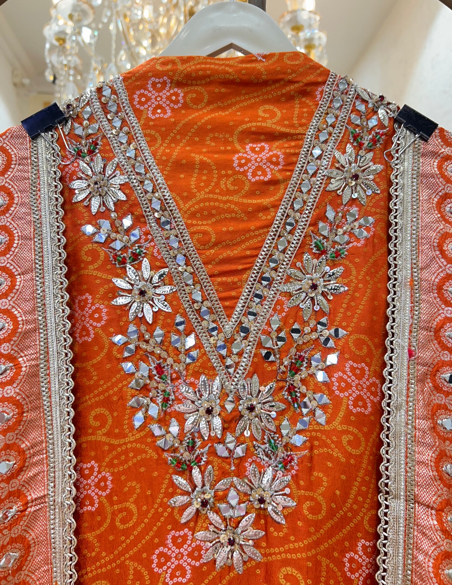 Mehrang Bandhani Suit