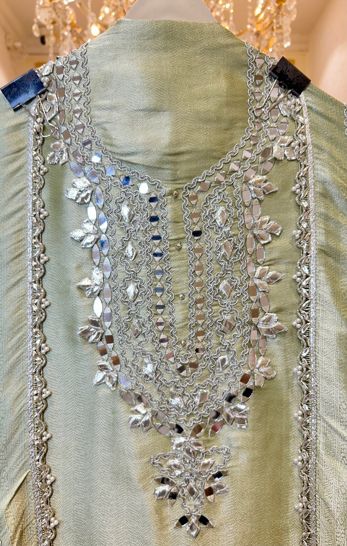 Itrza Brocade Silk Suit
