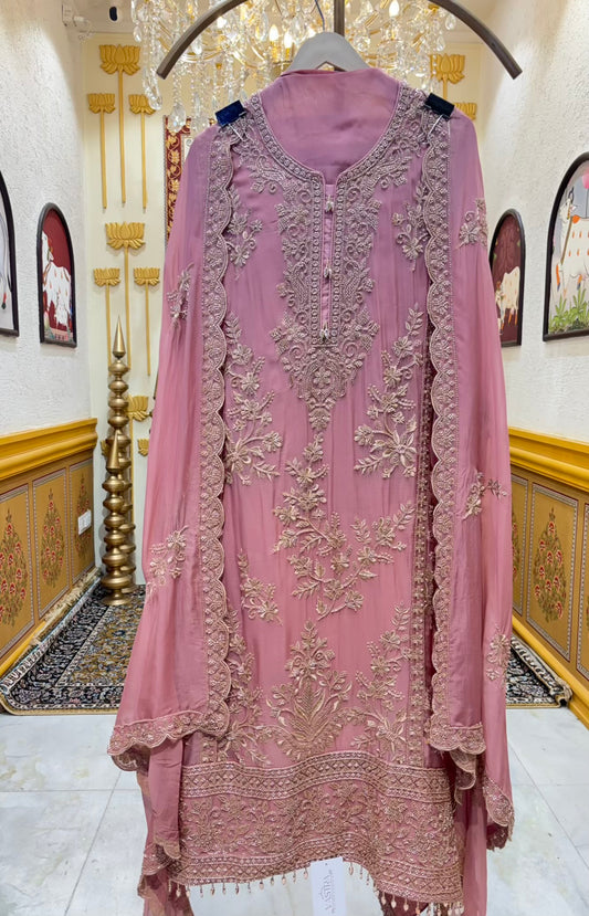 Amaya Handwork Organza Suit
