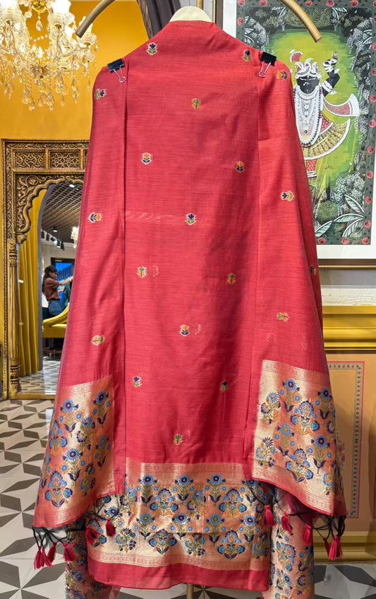 Zareen Adaa Suit (Red)