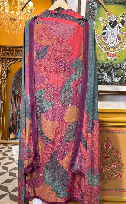 Mahroza Pashmina Suit (Purple)