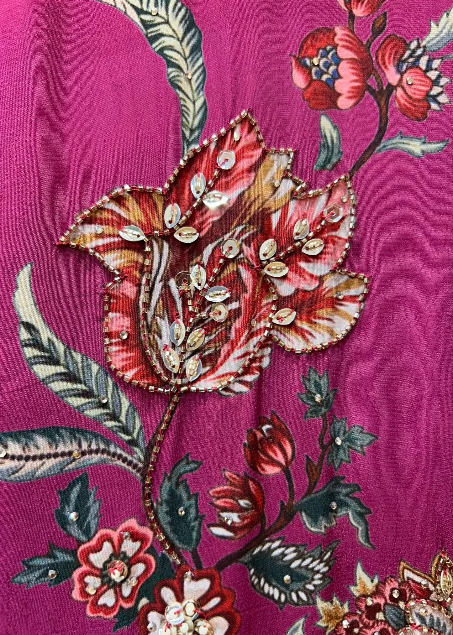 Aveliya Silk Chinnon Suit