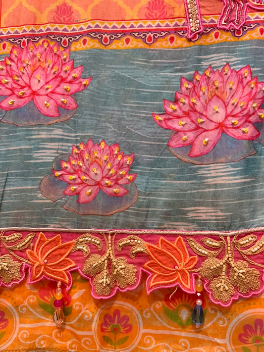 Ruhira Moti Organza Suit