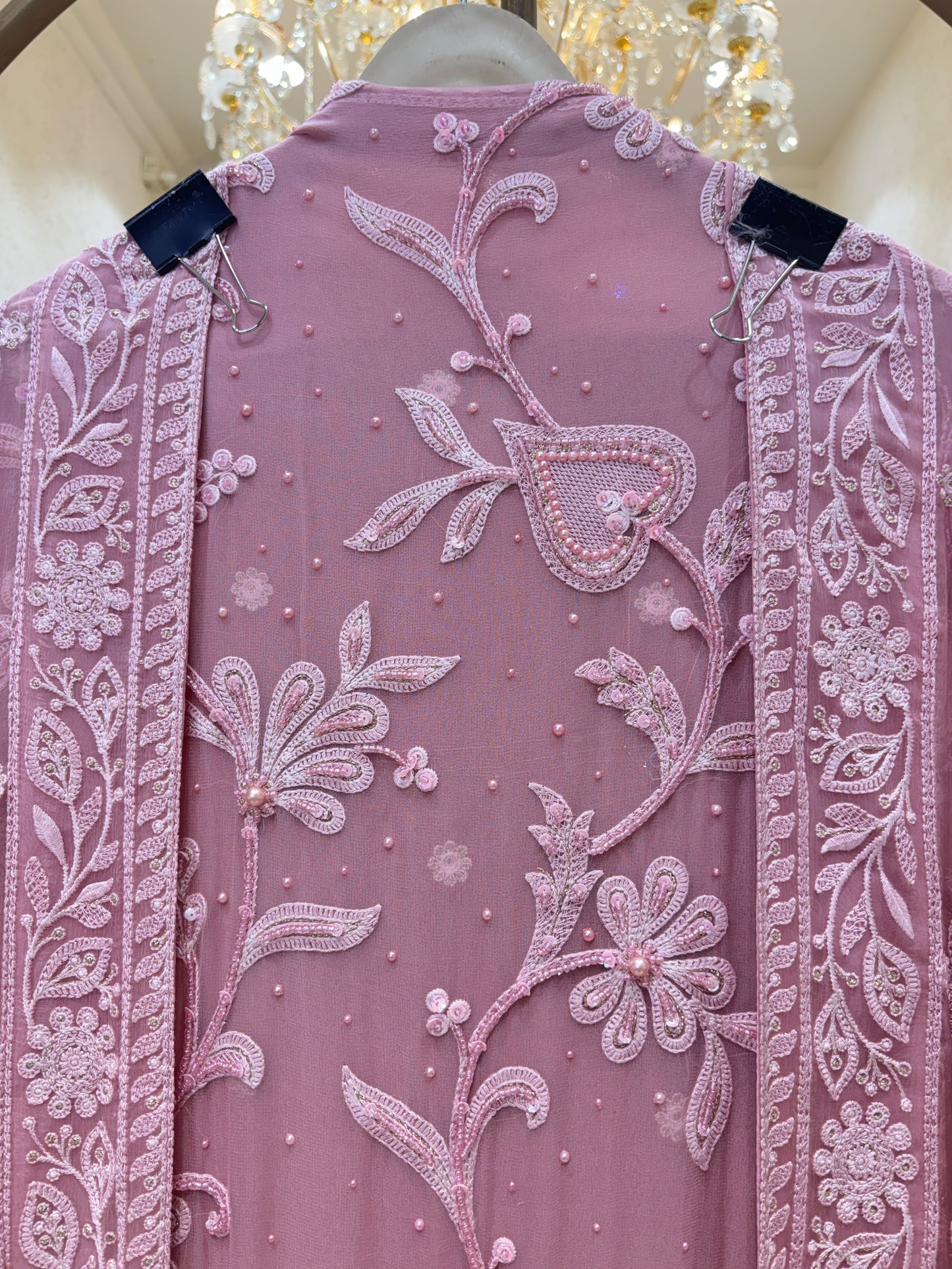 Aveera Handcrafted Georgette Suit