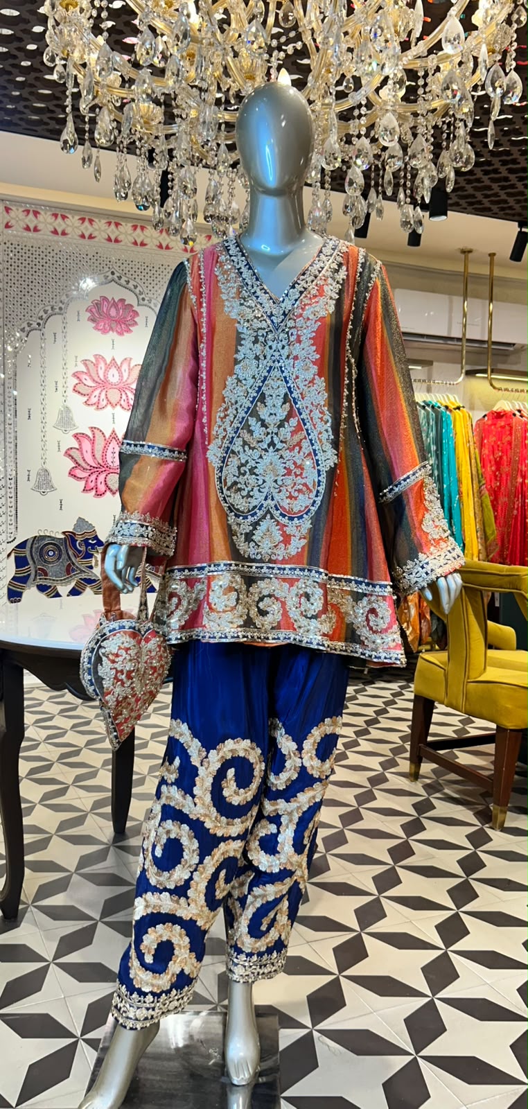 Zarafroze Anarkali Set
