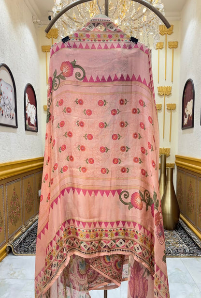 Mehzaa Shimmer Organza Suit