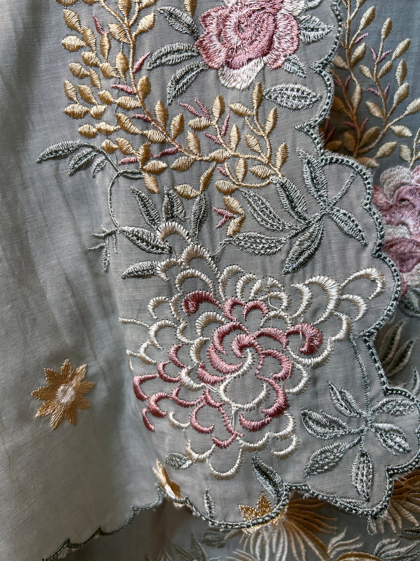Sifat Chanderi Suit (Blue)