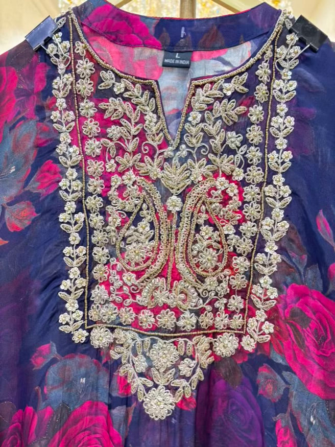 Aroha Printed Farshi Set