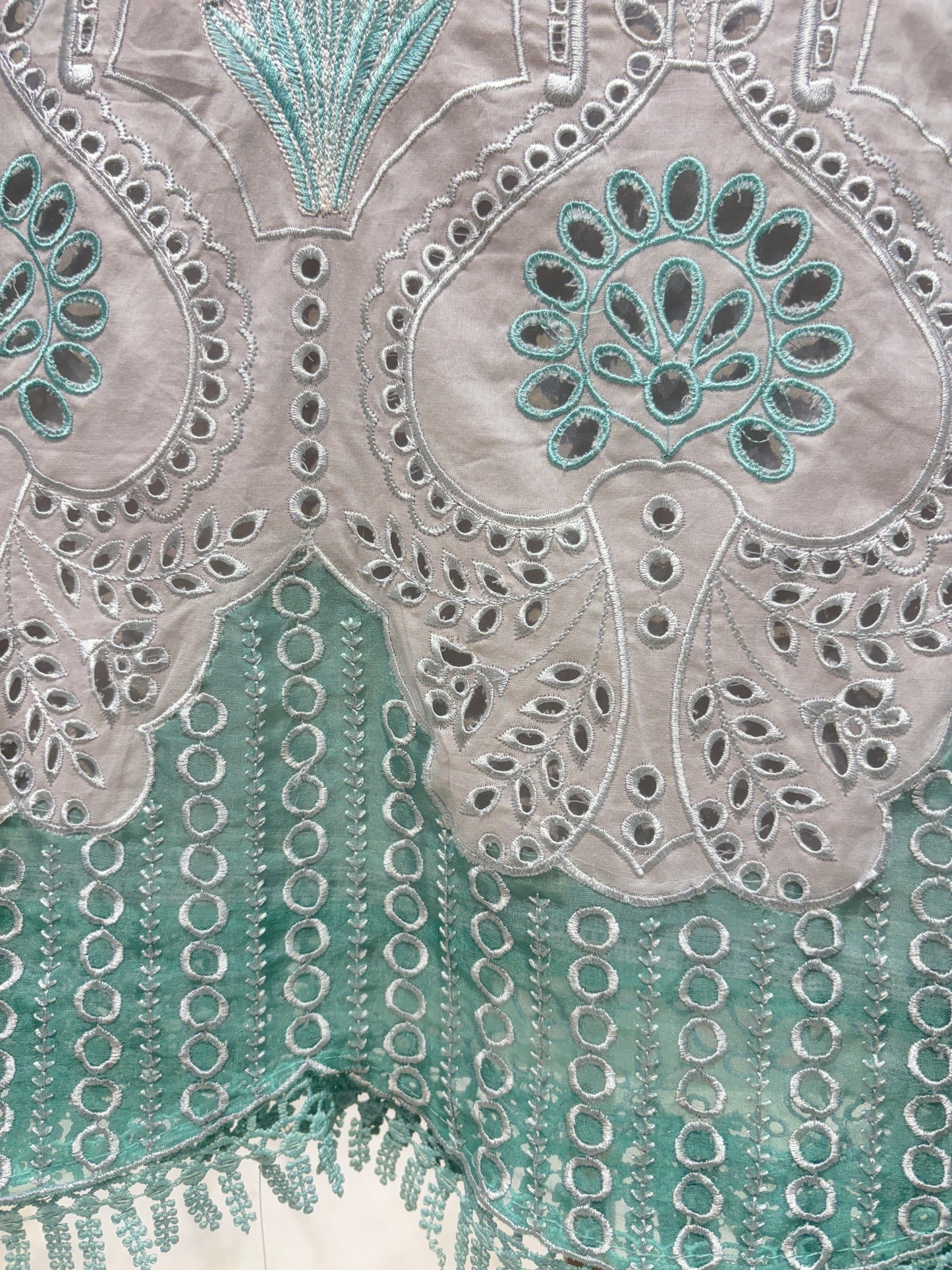 Elmeira Lace Cotton Suit