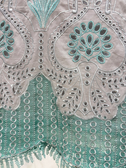 Elmeira Lace Cotton Suit