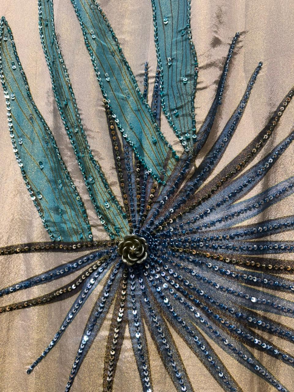 Ruhgraa Grey Bloom Suit