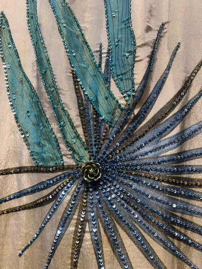 Ruhgraa Grey Bloom Suit