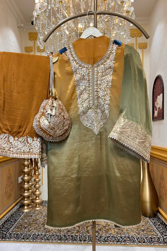 Zayra Dori Corset Set (Green)