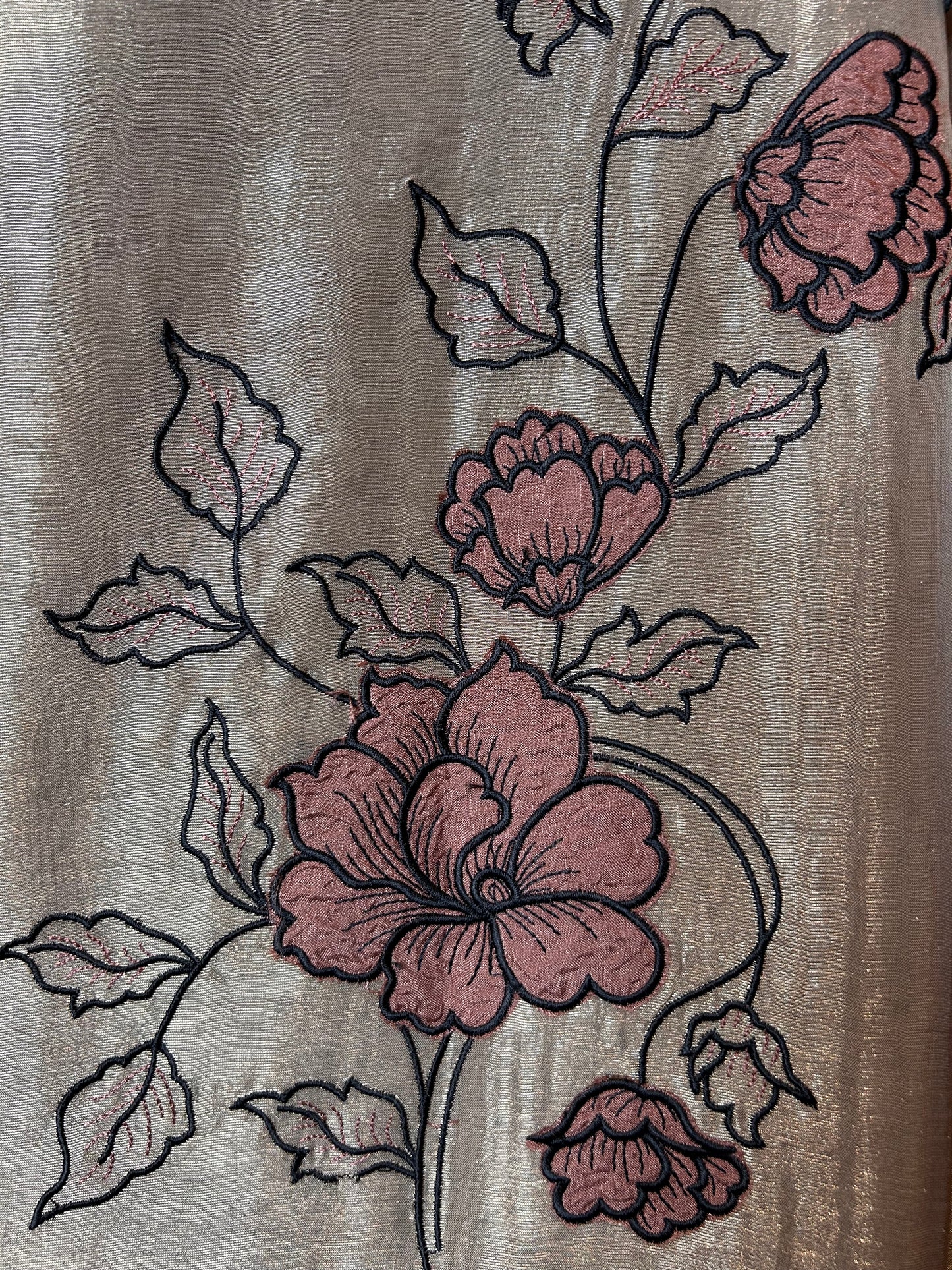 Tabeer Appliqué Set (Beige)