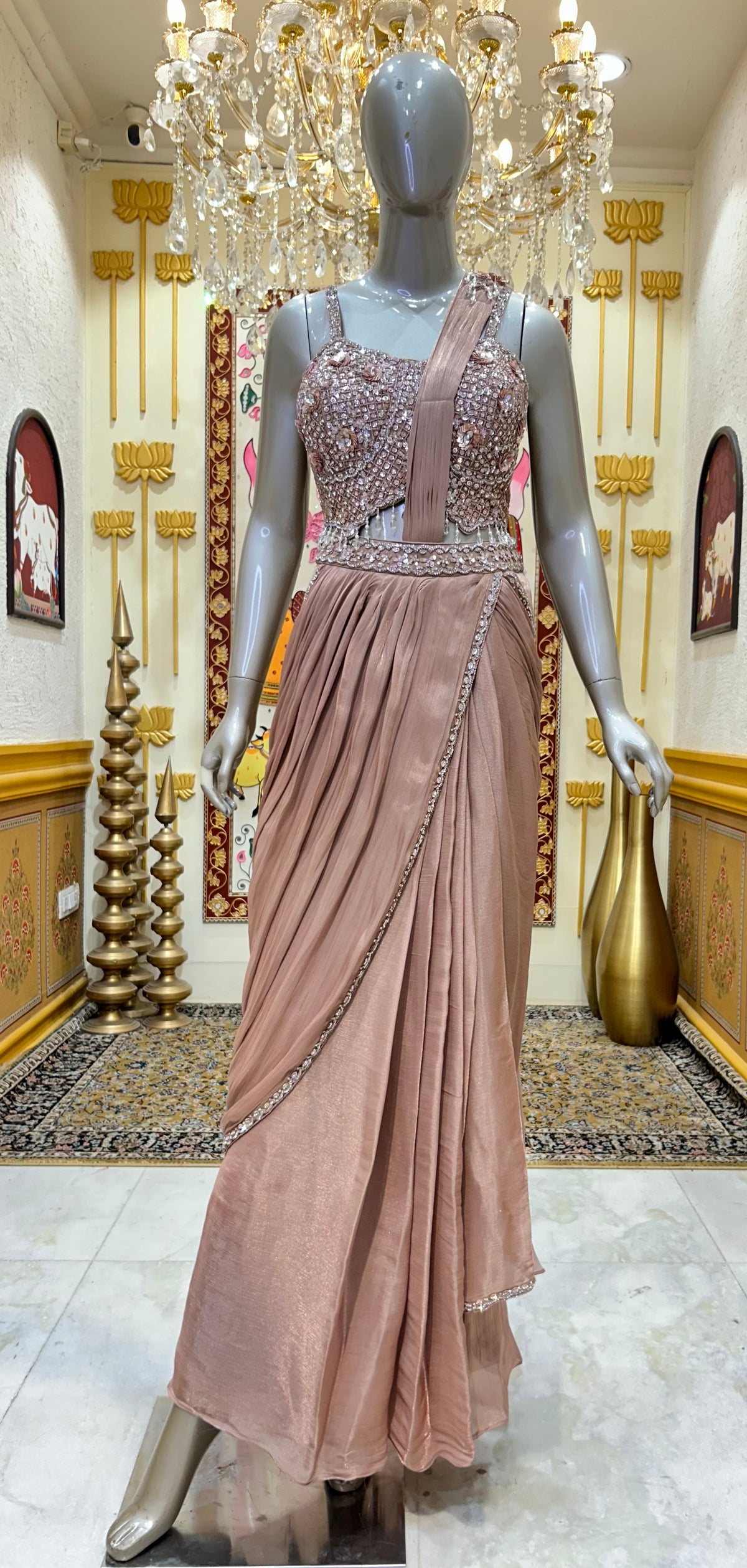 Rosheva Éclat Drape Saree