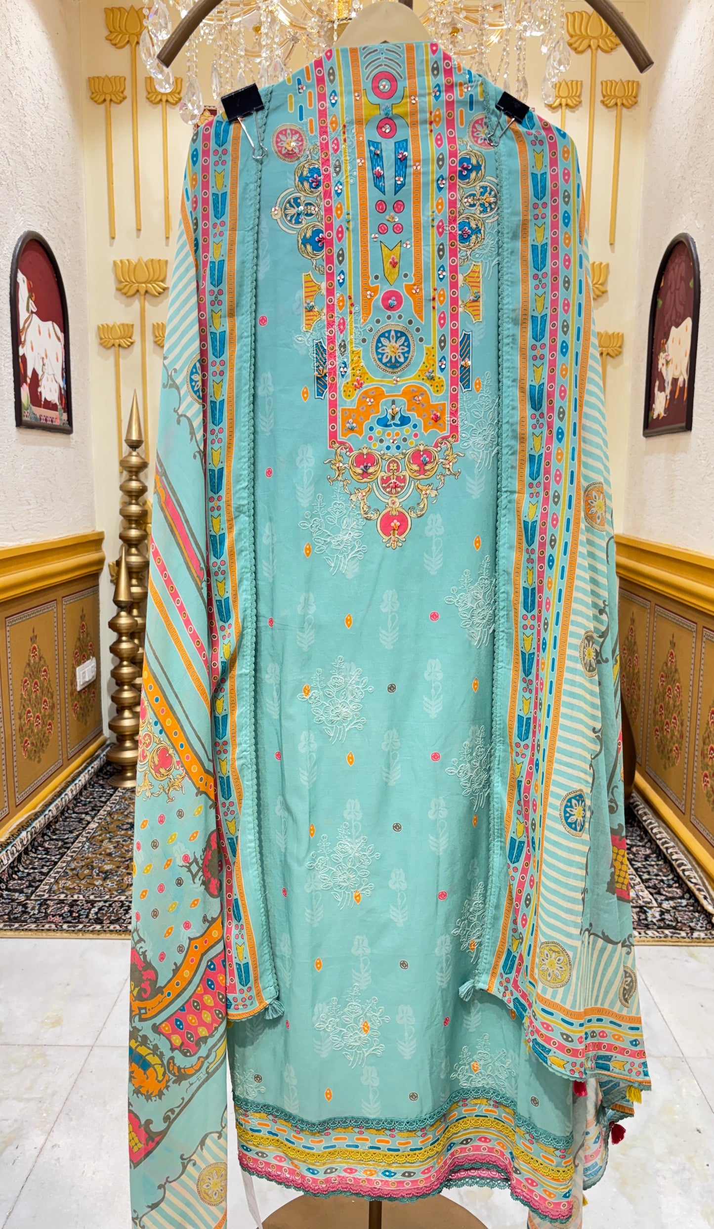 Aafreen Sequin Cotton Suit