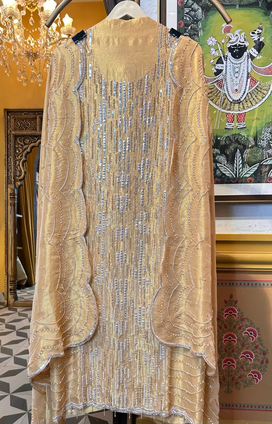 Miraze Organza Suit (Yellow)