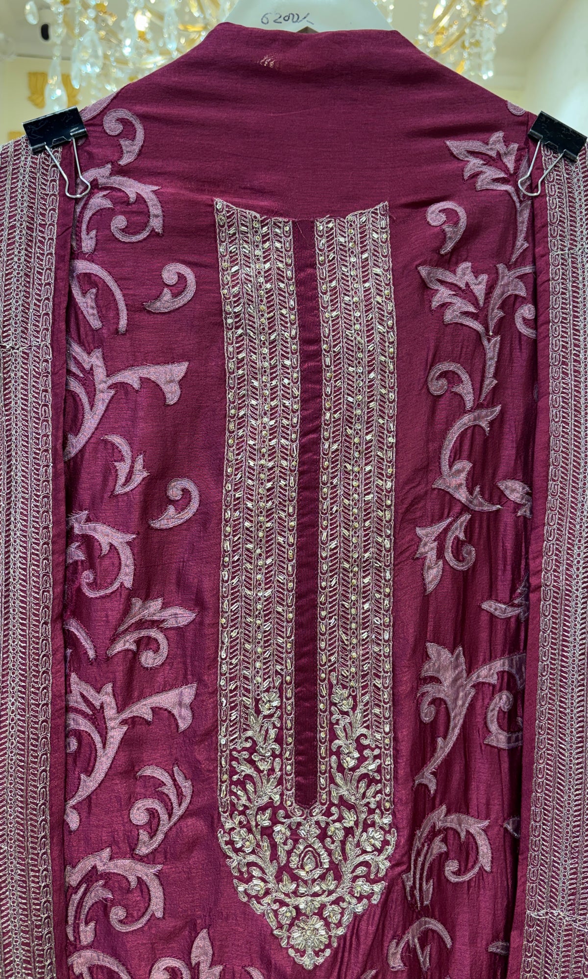 Aabshara Satin Silk Suit