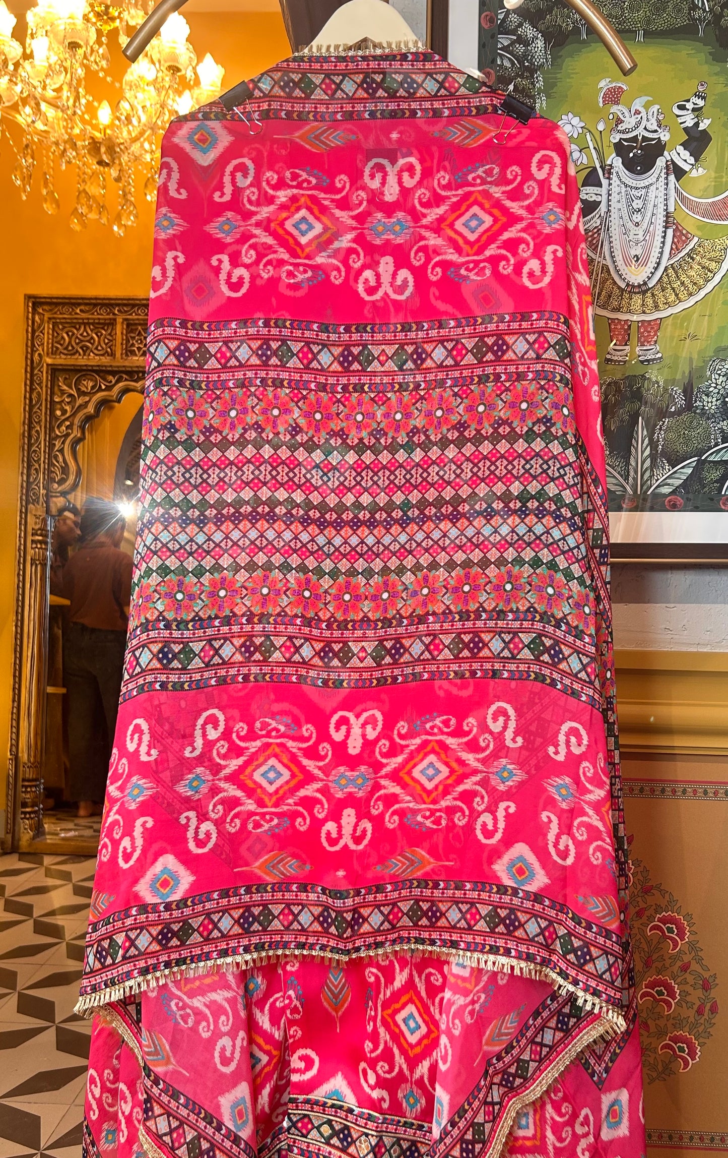 Inaaya Ikkat Muslin Suit