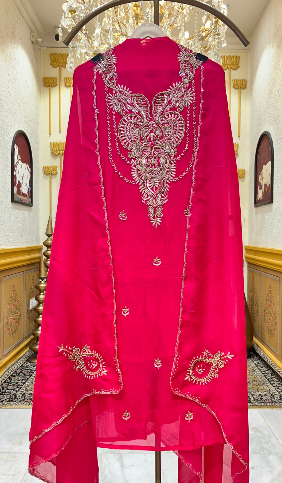 Shabnoor Organza Suit