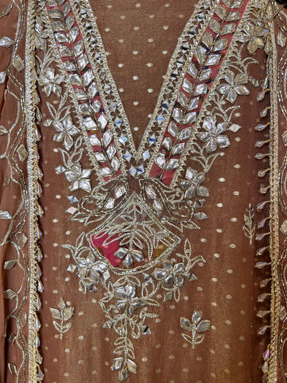 Chaand-e-Nazakat (Peach)