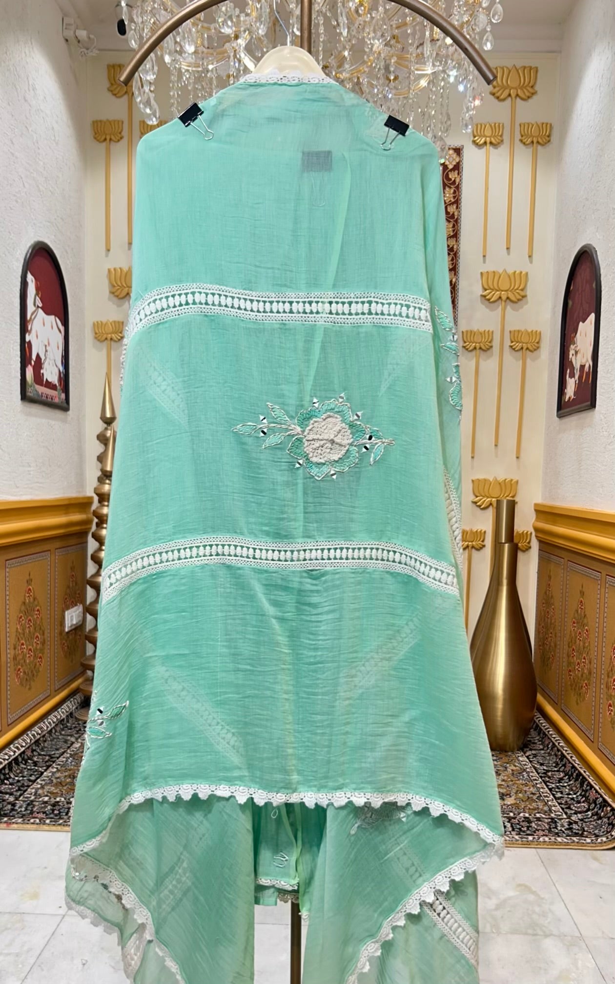 Sahira Aaina Dori Suit (Green)