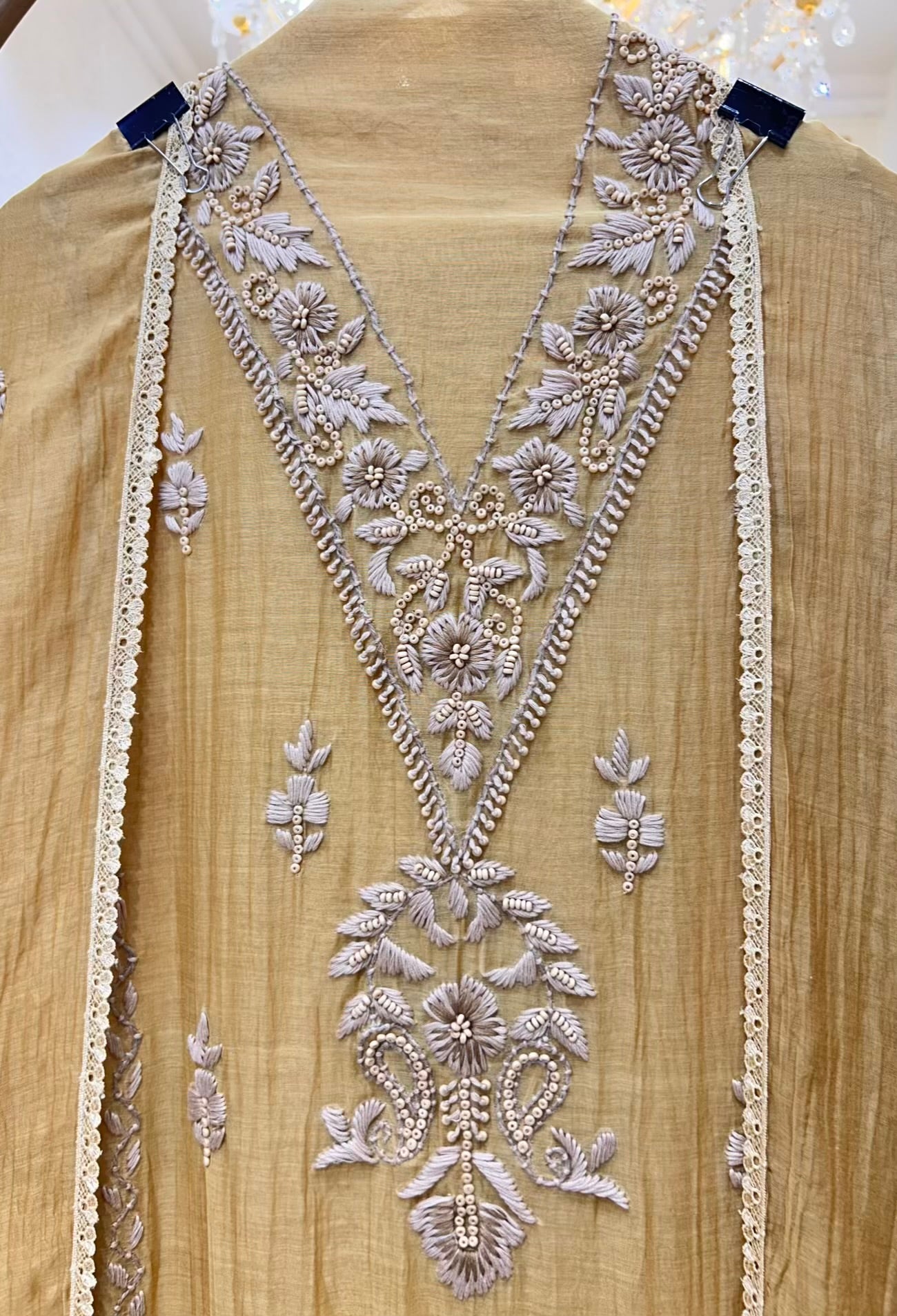 Elyra Thread Chanderi Suit