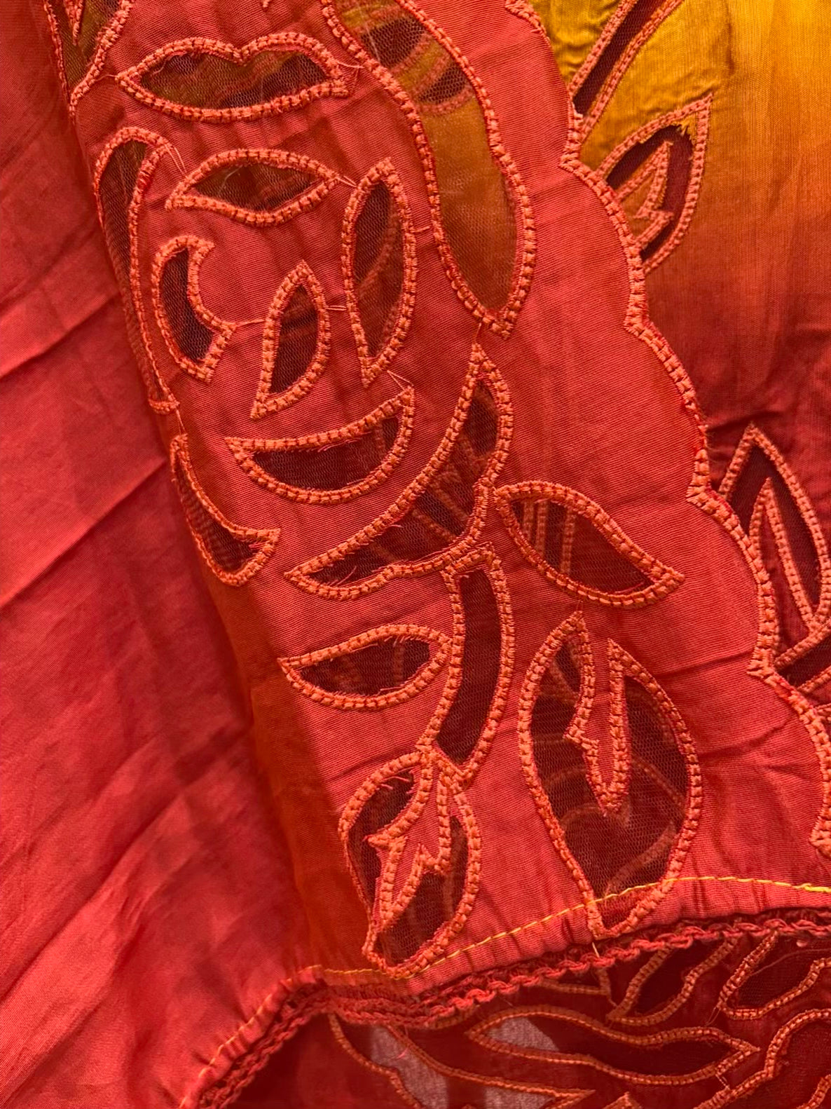 Zivara Appliqué Élan Suit (Rust)