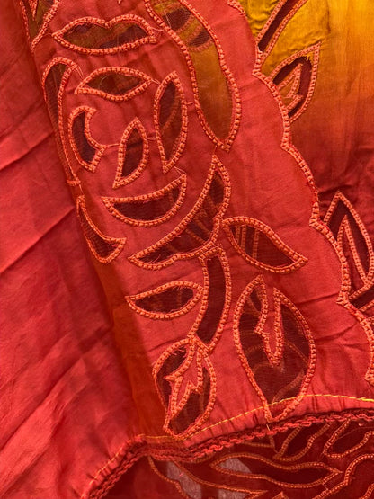 Zivara Appliqué Élan Suit (Rust)