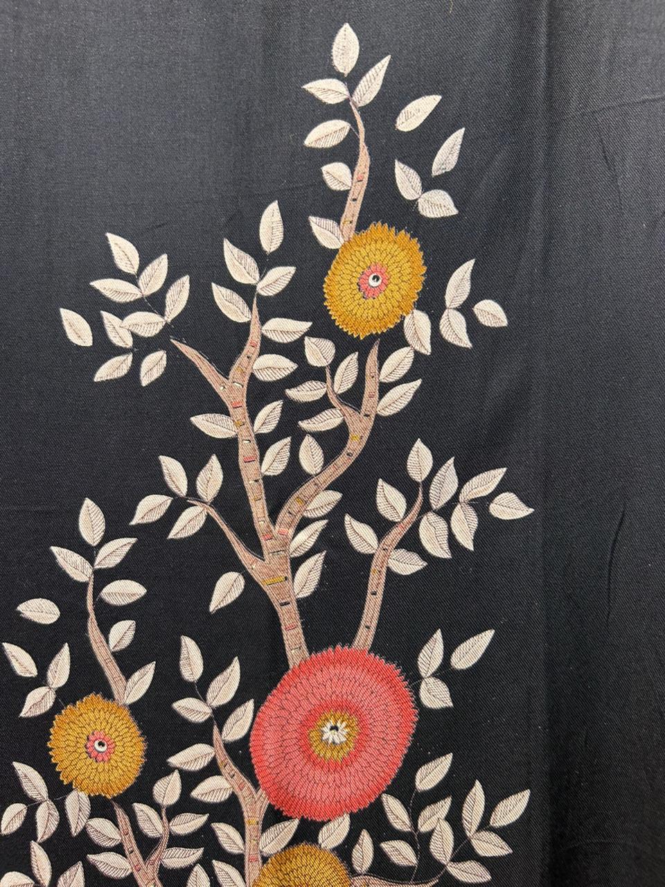 Mehzaan Pashmina Suit (Black)