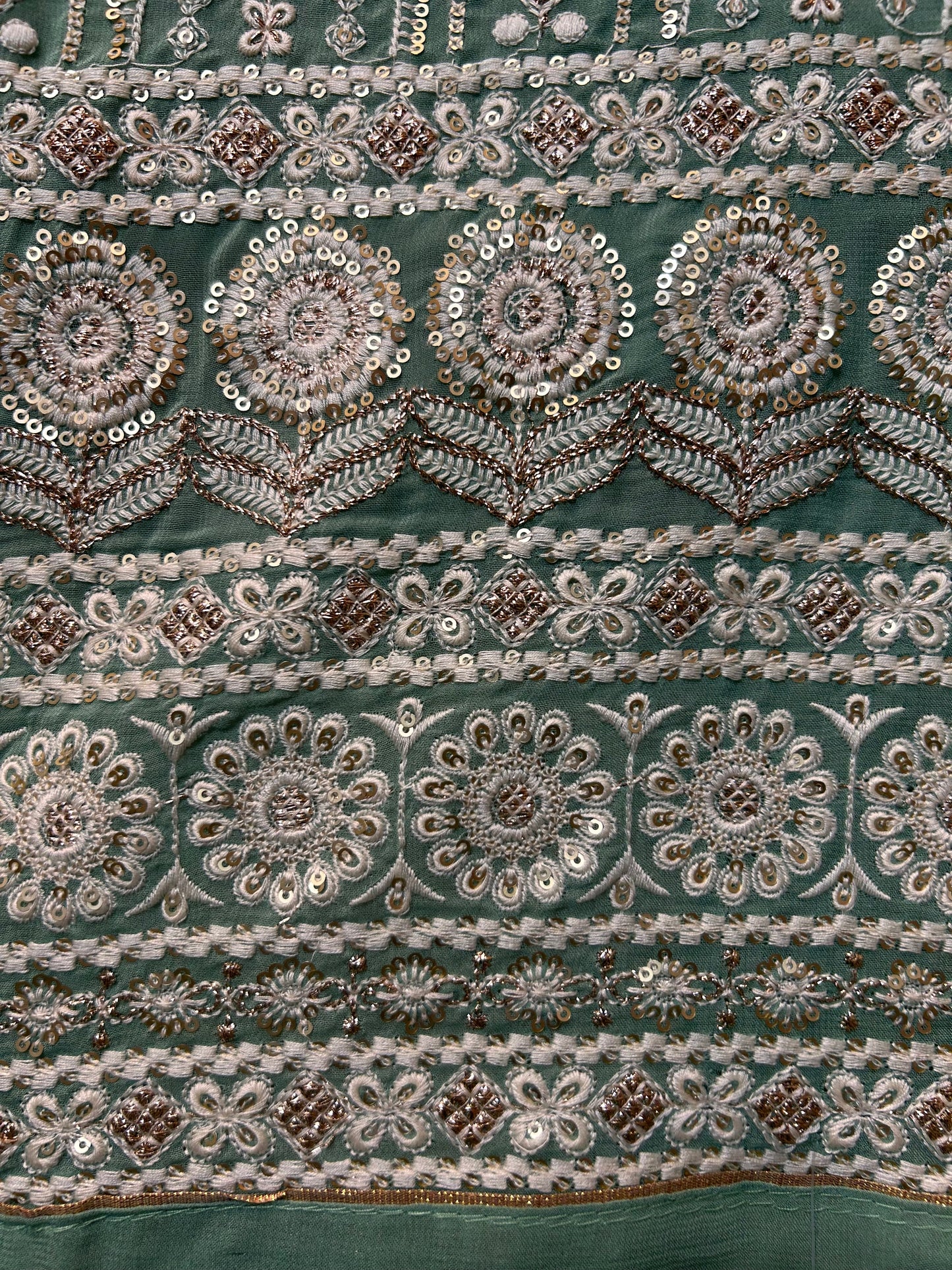 Amaira Georgette Suit (Green)