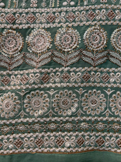 Amaira Georgette Suit (Green)