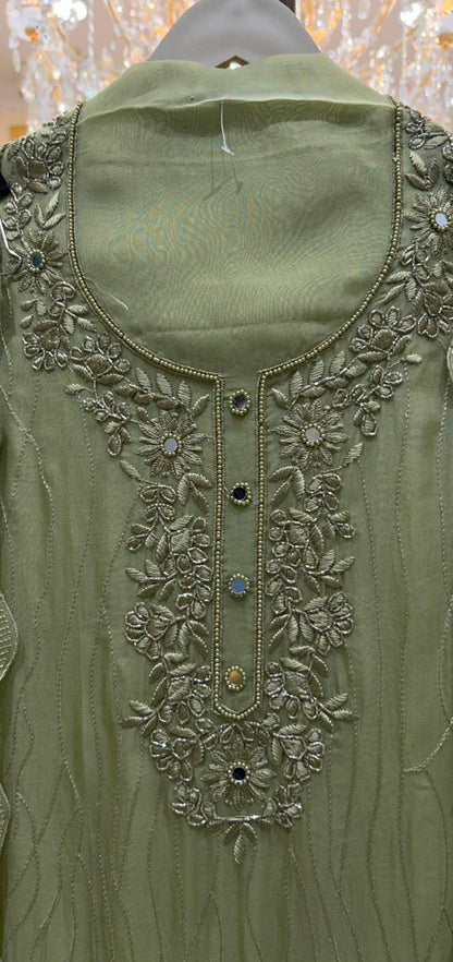 Zarvika Adaayat Suit (Green)