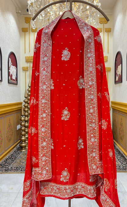 Varnika Organza Banarasi Suit