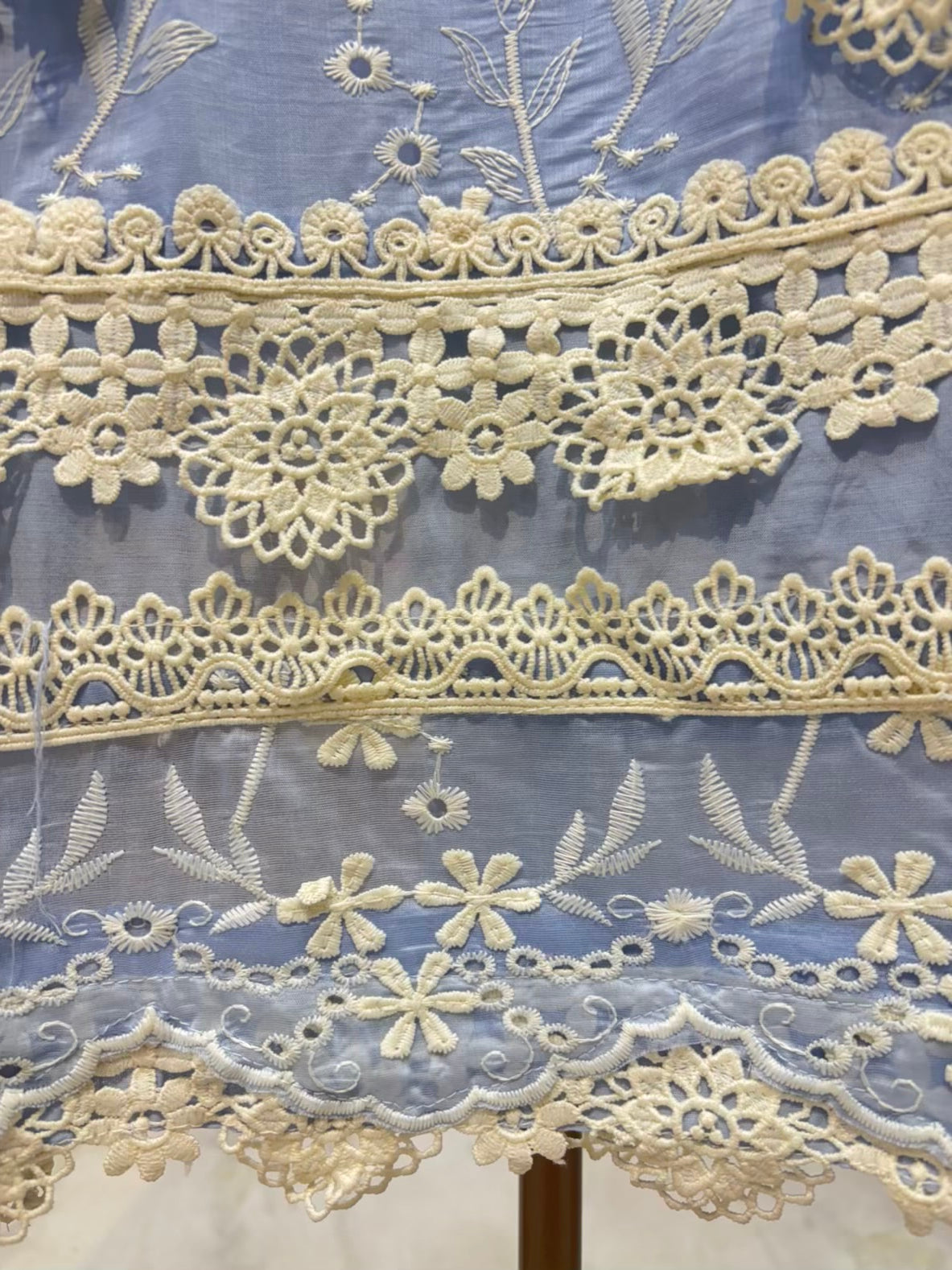 Roselle Crochet Chanderi Suit
