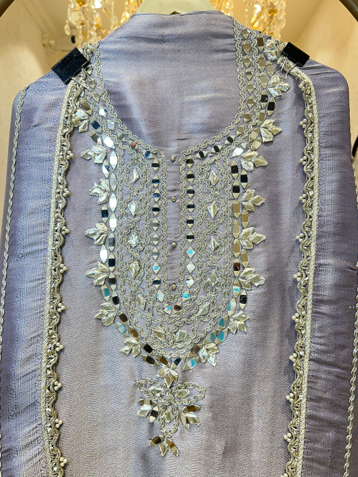 Itrza Brocade Silk Suit