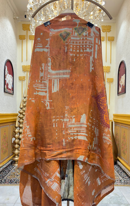 Gulnaaz Printed Muslin Suit