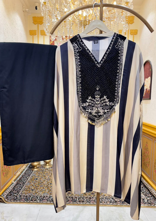 Zerina Zari Kaftan Set