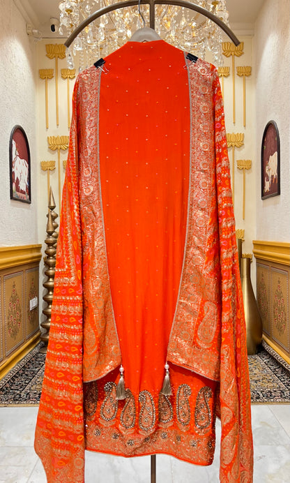 Zareva Bandhani Suit
