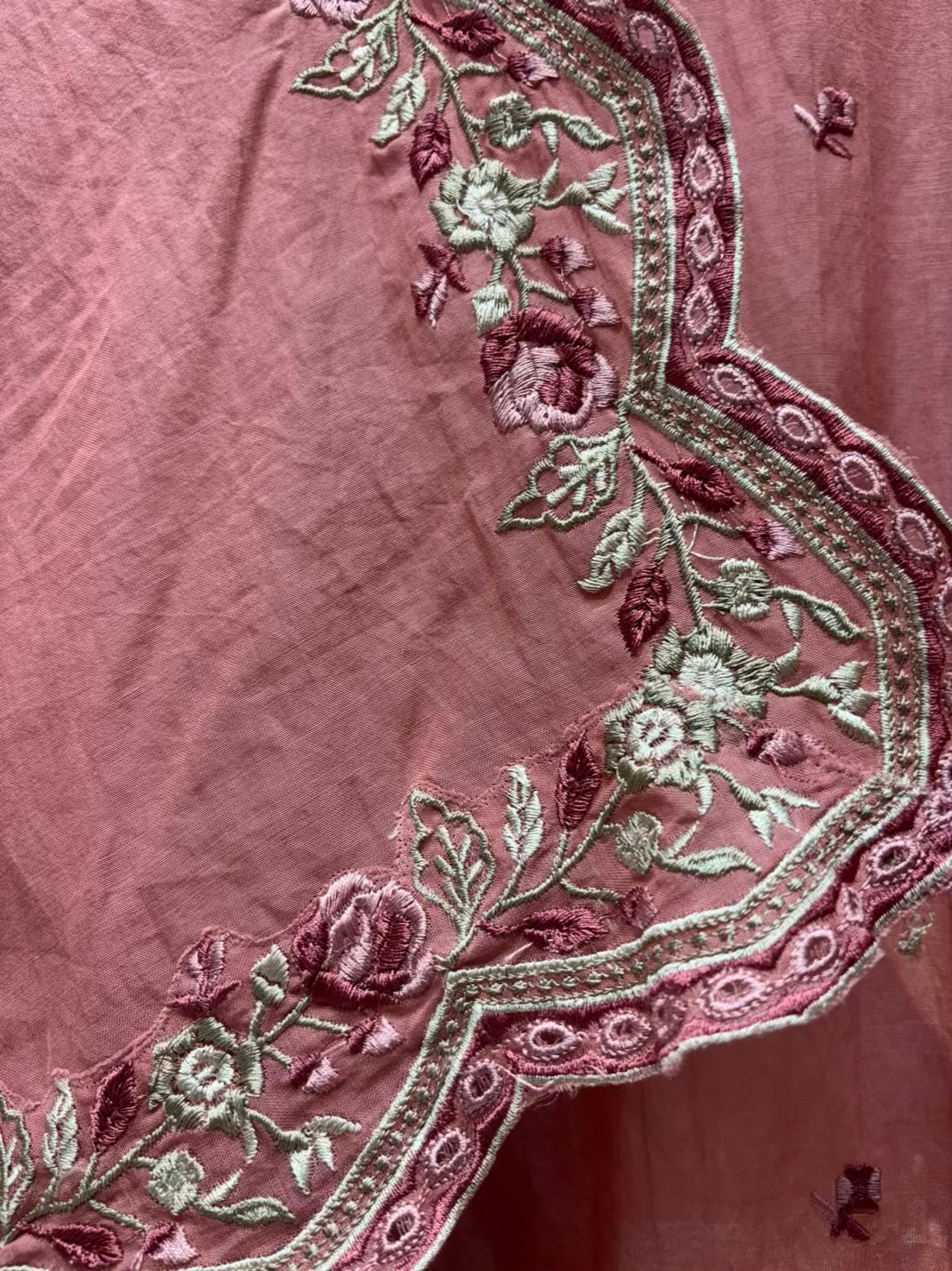 Meher Thread Patch Chanderi Suit