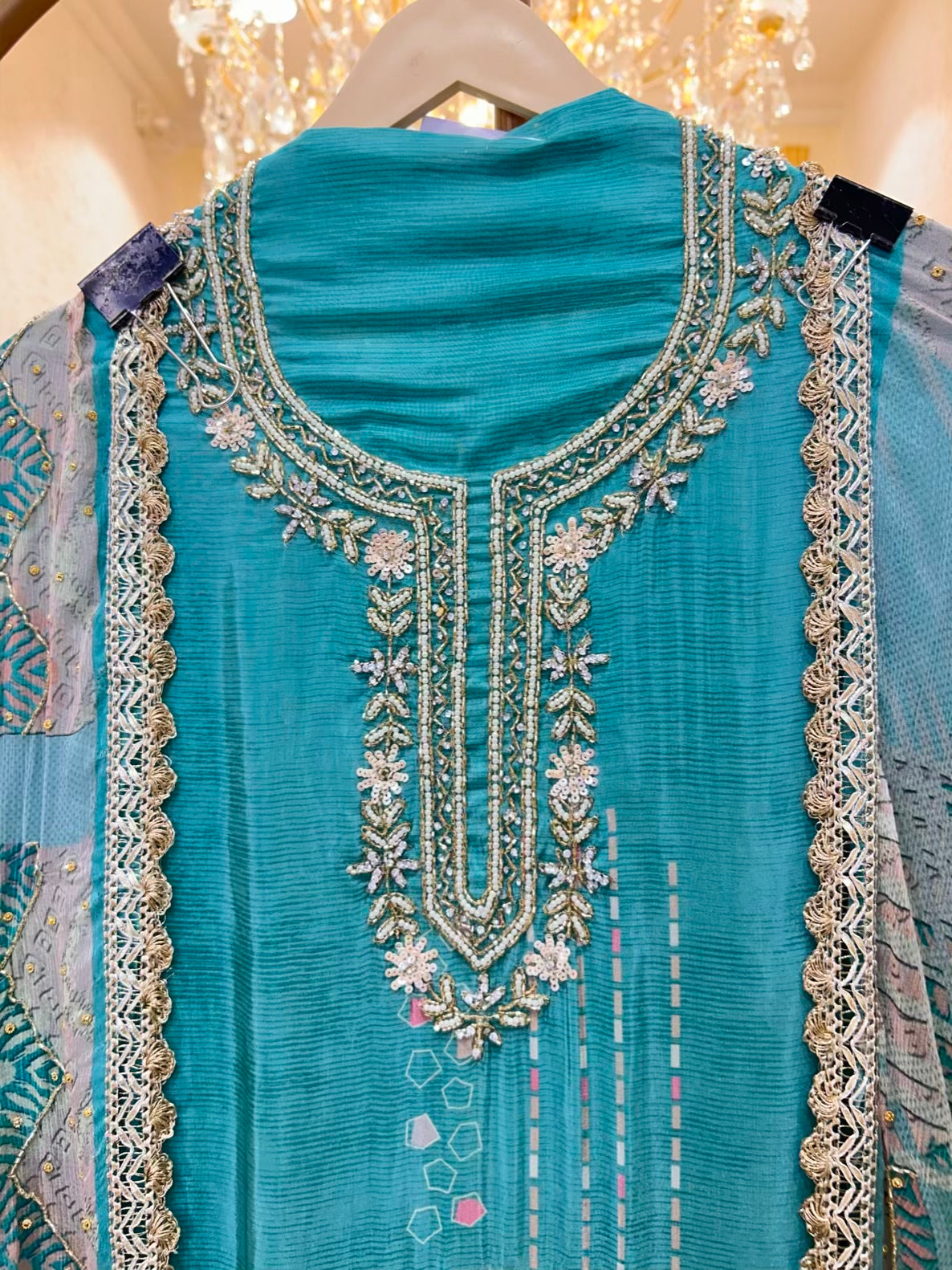 Elara Crepe Élan Suit (Blue)