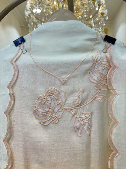 Aabira Appliqué Chanderi Suit