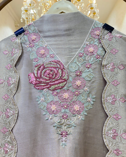 Ruhzeba Organza Suit