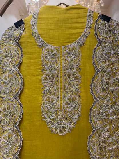 Iraaya Mul Noor Suit (Yellow)