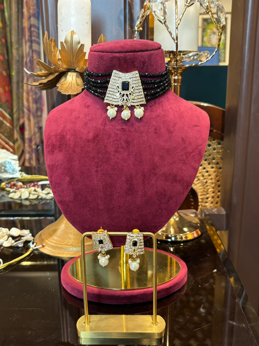 Elara Choker Set (Black)