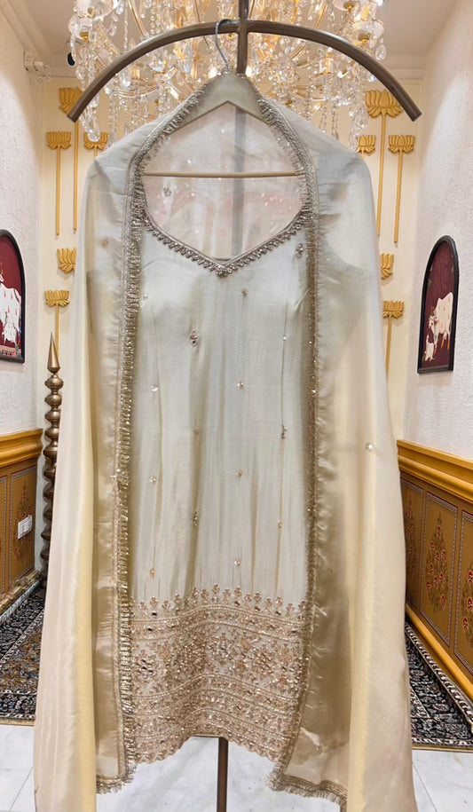 Eira Embroidered Gharara Set