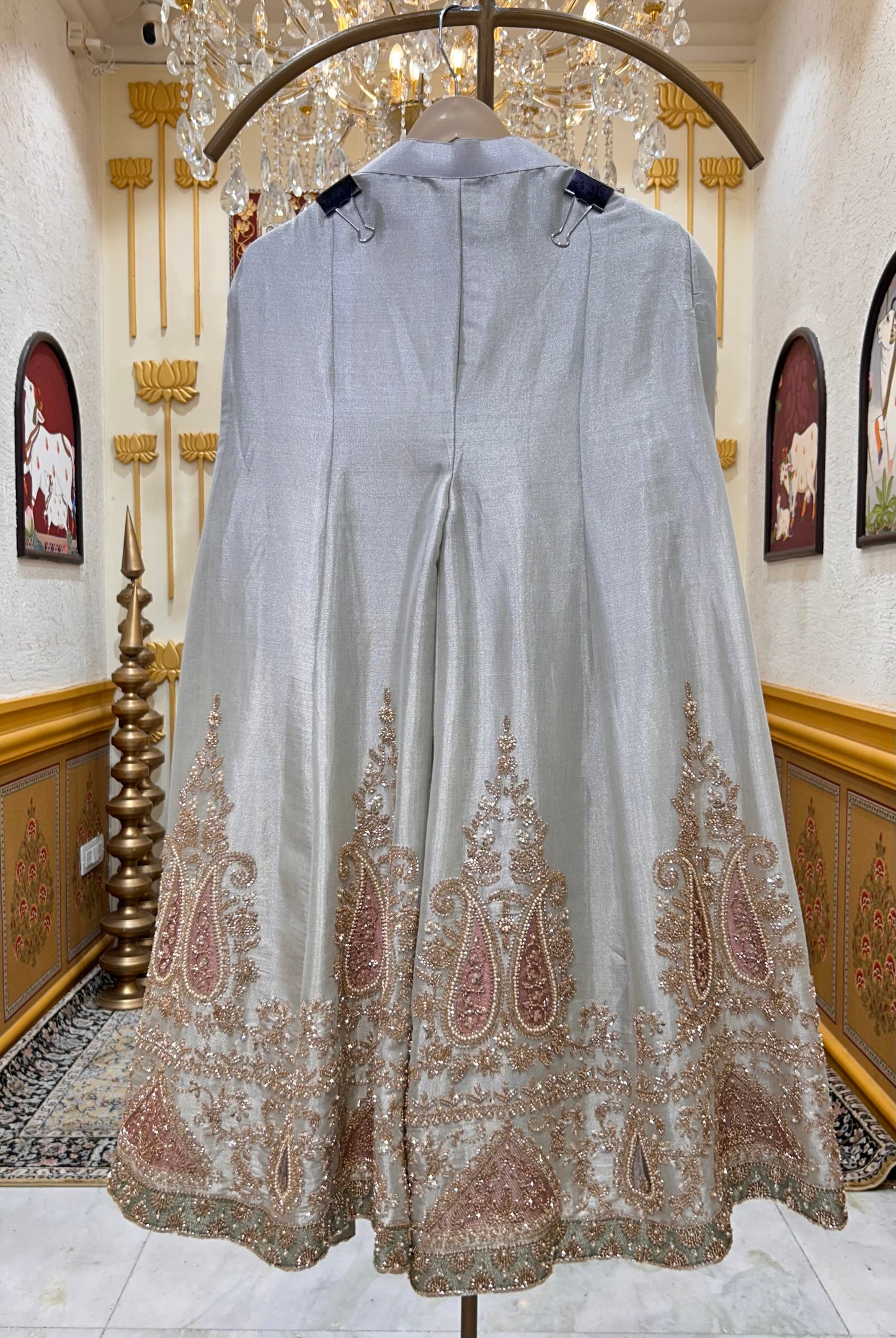 Zarmina Tissue Sharara Set