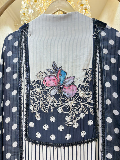 Pearl Aabroo Muslin Suit