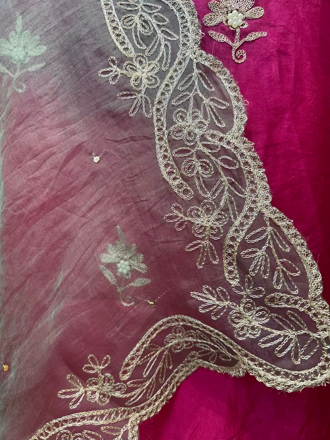 Ruhmira Haathkaar Suit (Pink)