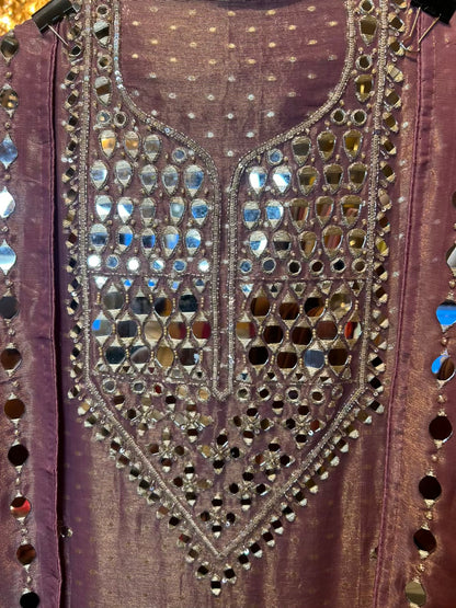 Nayira Mirror Suit (Purple)